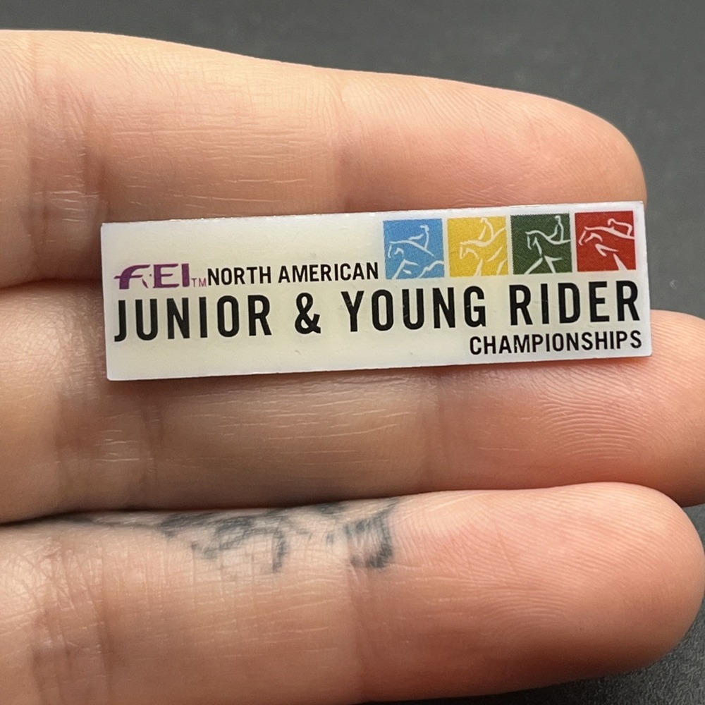 FEI North American Junior & Young Rider Championships Horses Lapel Hat Pin
